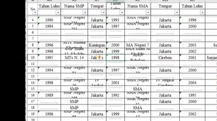 Entri Data - Jasa Ketik Entry Data 1 Hari Jadi - 2