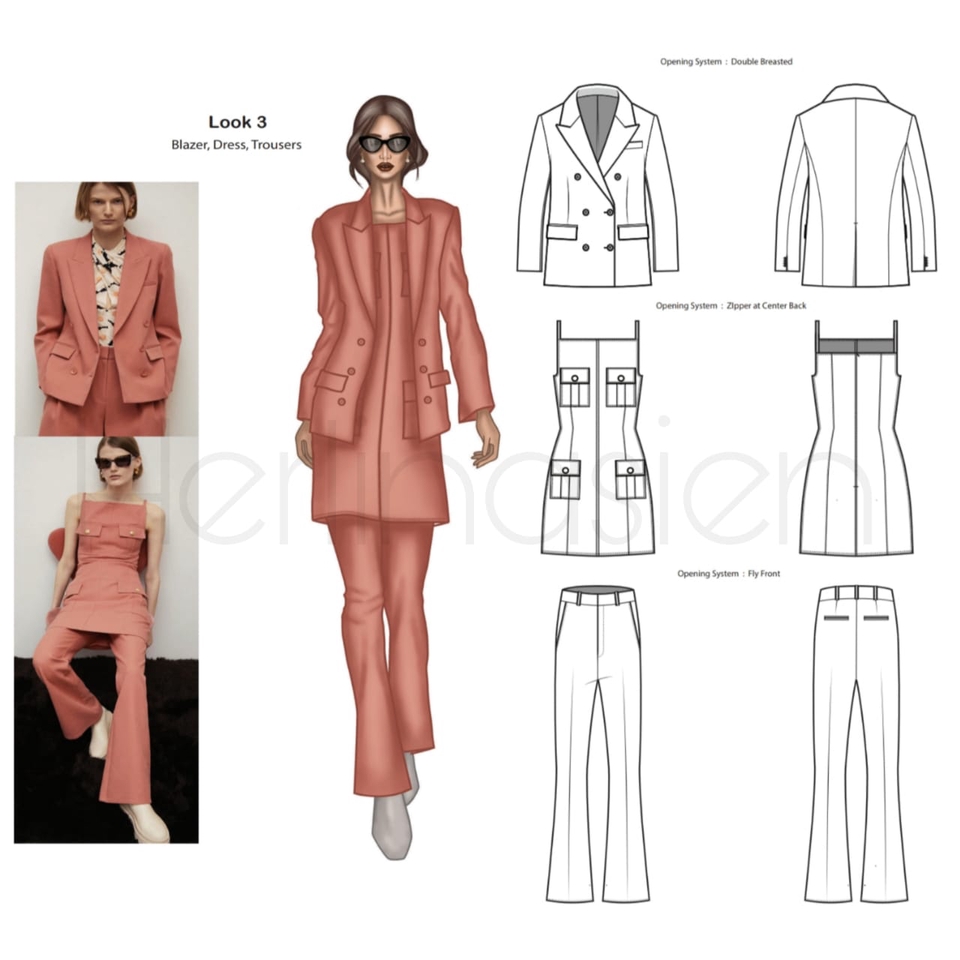 Gambar dan Ilustrasi - FASHION DESIGN-ILLUSTRATION & TECHNICAL DRAWING - 16