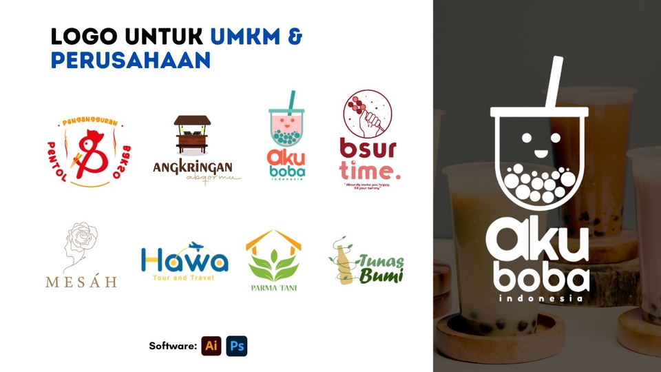 Logo - DESAIN LOGO UMKM & PERUSAHAAN (CEPAT DAN EKSKLUSIF) - 1