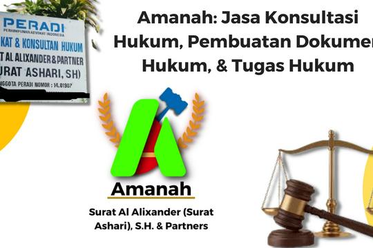 Jasa Review Kontrak atau Perjanjian Hukum - Amanah: Jasa Konsultasi Hukum, Pembuatan Dokumen Hukum, & Tugas Hukum