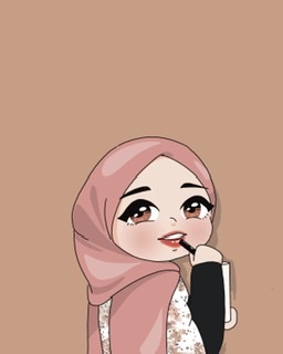 Jasa desain karakter kartun imut dengan hijab untuk vtuber dan game