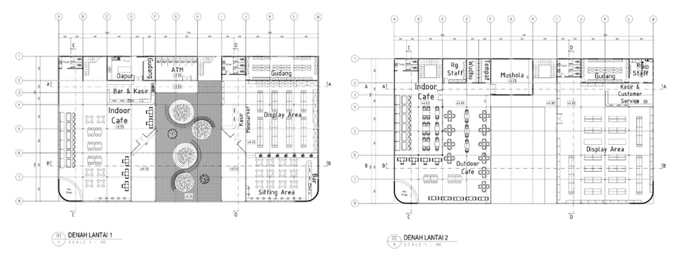 Jasa Desain Bangunan Rumah/Ruko dengan CAD Drawing dan 3D modeling ...