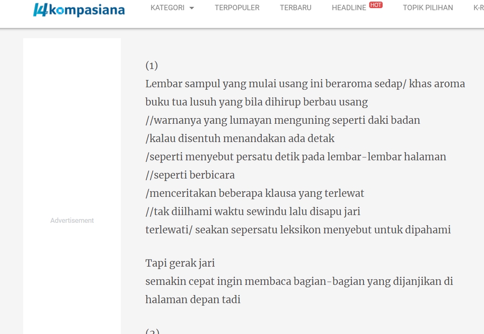 Penulisan Konten - TEKS MUSIKALISASI-Puisi Untuk Videografi (Video Pernikahan, Musikalisasi Puisi): Tematik - 6