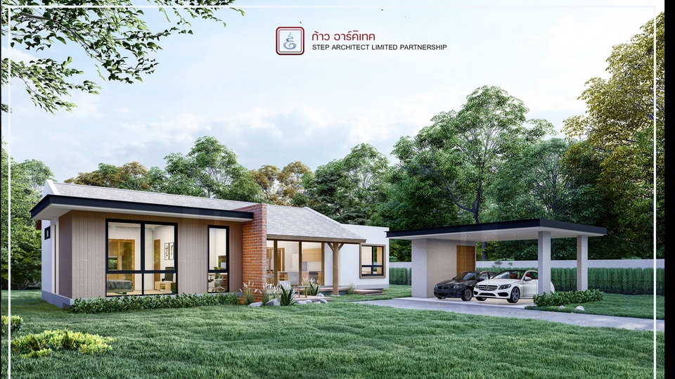 ออกแบบตกแต่งภายในและภายนอก - รับออกแบบ I ทำภาพ perspective Render - 3
