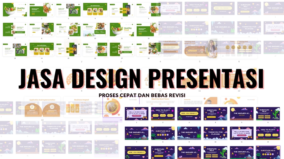 Jasa Pembuatan Presentasi / Desain PowerPoint - JASA PEMBUATAN PRESENTASI PROFESIONAL BEBAS REVISI & LANGSUNG JADI