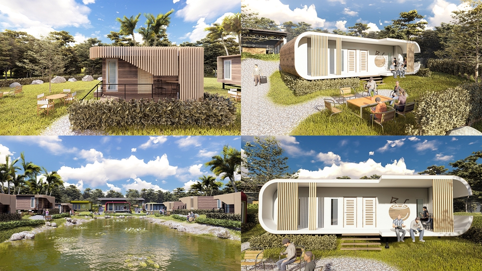 3D Perspective - รับทำภาพ / ออกแบบ / ปรึกษา งาน 3D Perspective / 3D Animation บ้าน, ตึกแถว, คอนโด, โรงแรม, Interior - 27