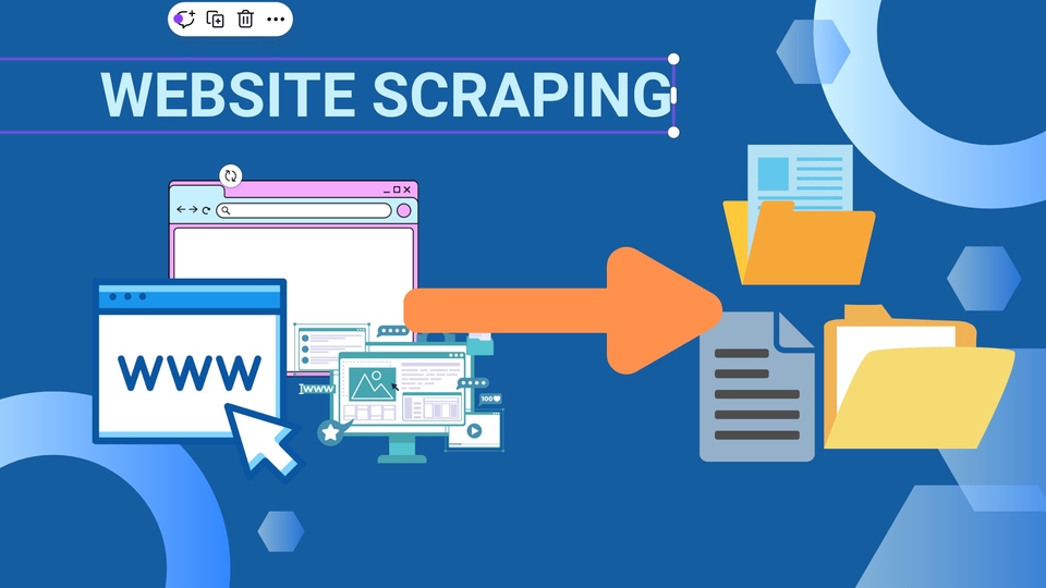 บริการ web scraping ดึงข้อมูลจากเว็บไซต์ ทำ web scraping ดูดข้อมูลจากเพจ