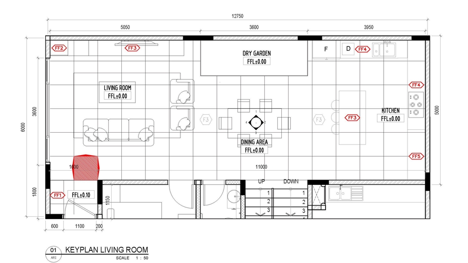 CAD Drawing - Interior CAD DD Drawing (Include CAD furniture drawing) - 1