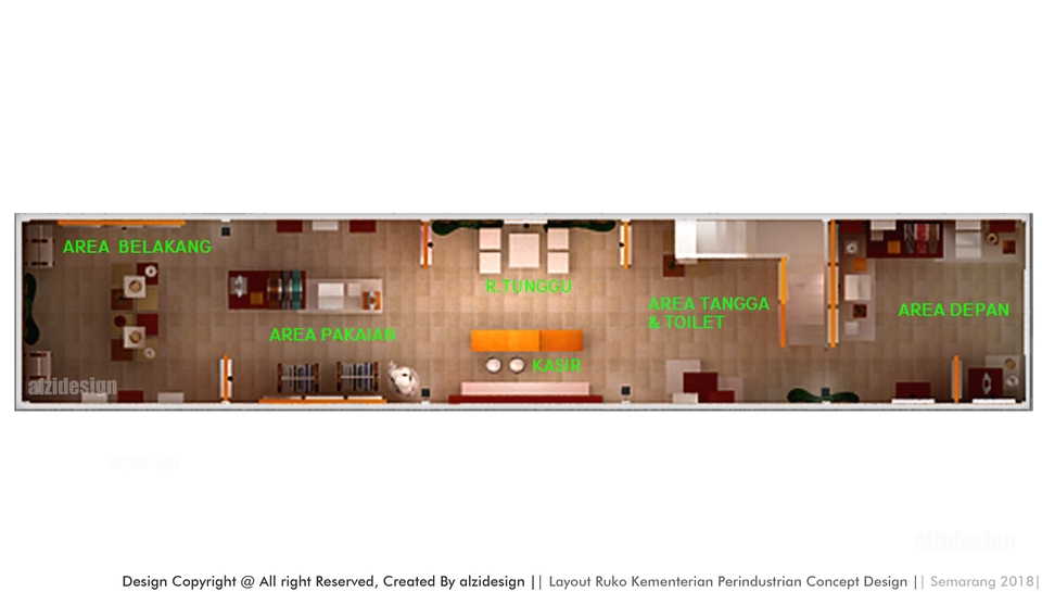 3D & Perspektif - DESAIN INTERIOR 3D Retail & Residence 50 K ( NEGO )  - 4