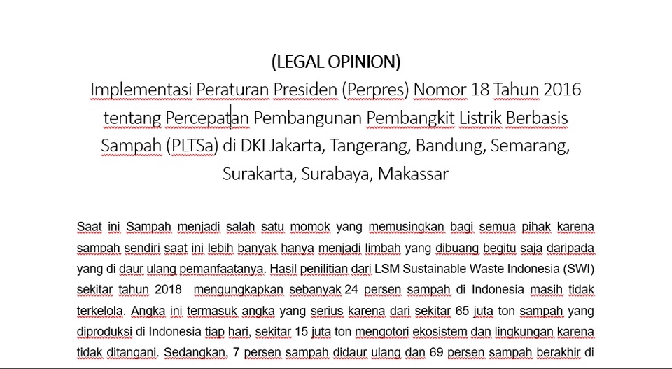 Hukum - Perancang Kontrak/Perjanjian Bisnis, Perancang SOP Bisnis Proses, Legal Opinion - 2