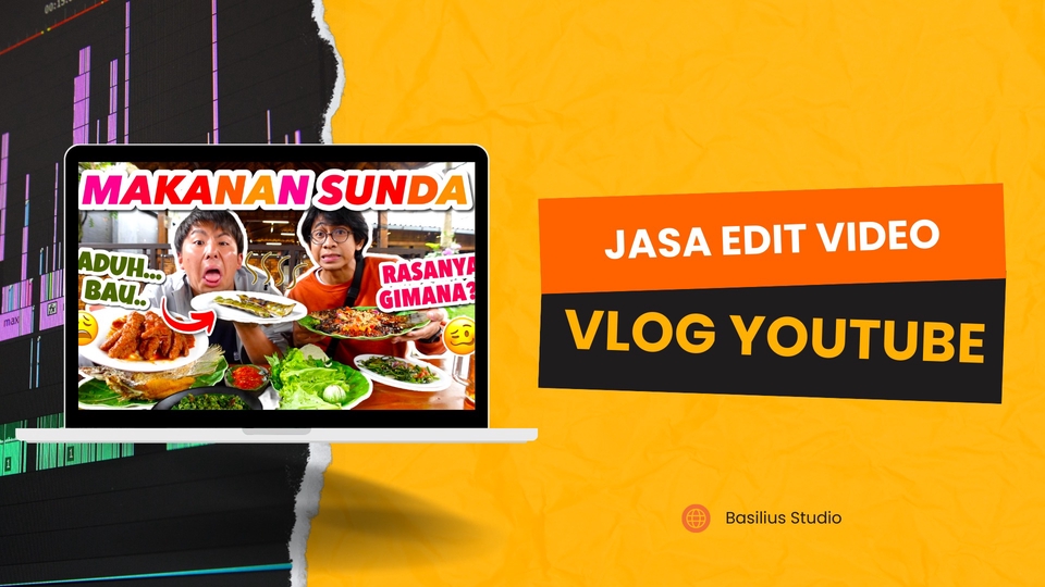 Video Editing - Edit Vlog Youtube (Editor Youtuber Terkenal, Harga Terjangkau dan Pengerjaan Cepat) - 1