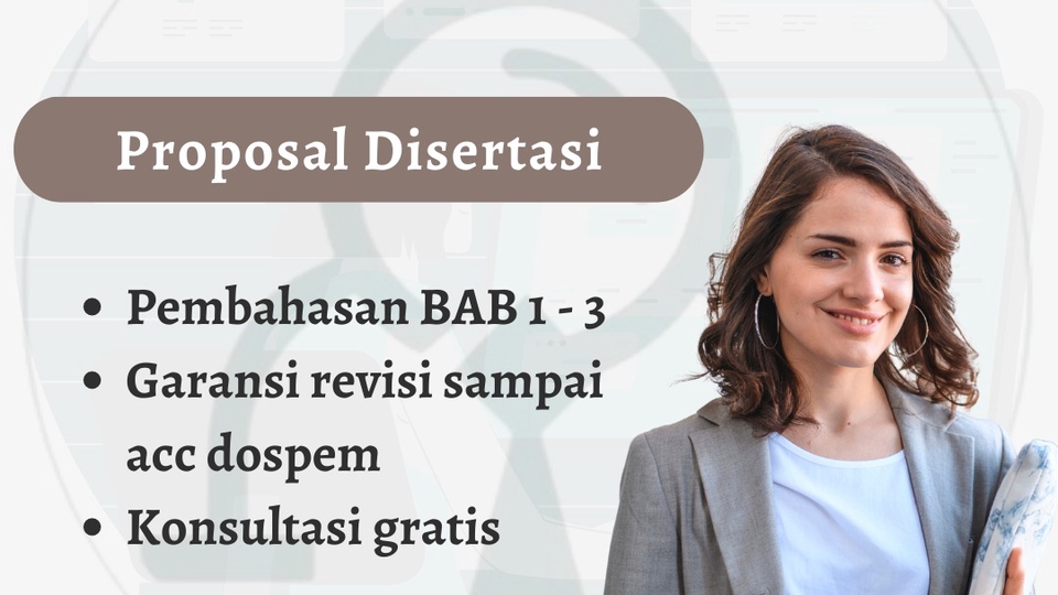 Jasa Lainnya di Konsultasi - Jasa Bimbingan Disertasi