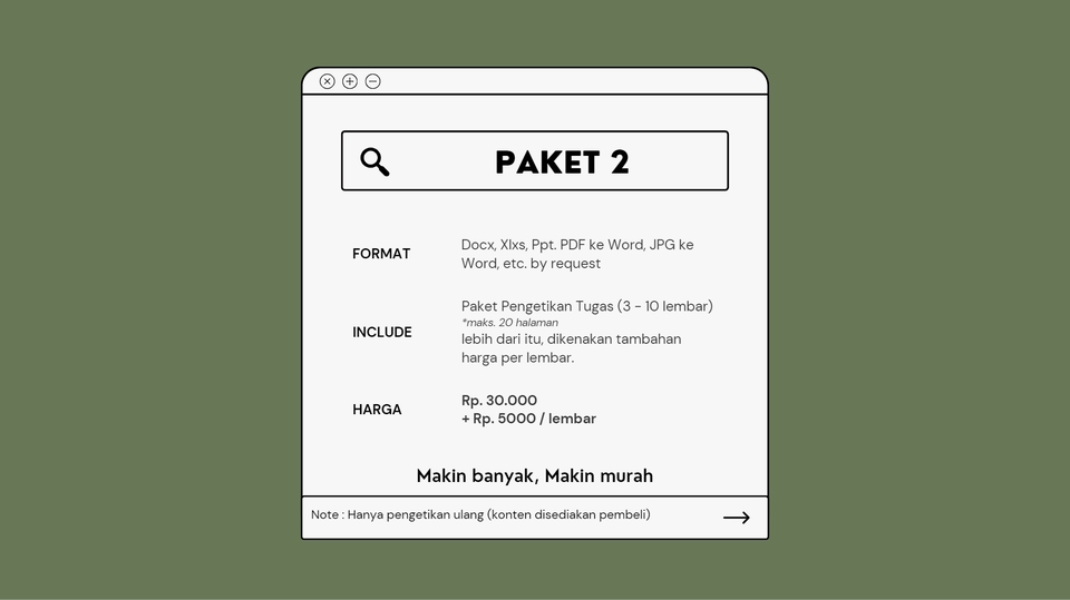 Pengetikan Umum - Jasa Pengetikan Word, PDF ke Word, JPG ke Word (Indonesia/Inggris) Cepat, Rapi, Akurat, Detail - 4