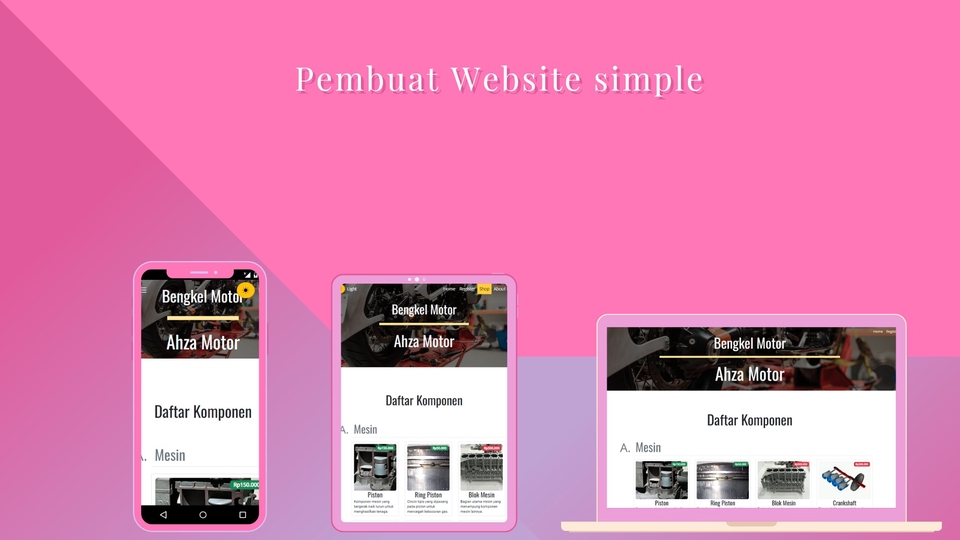 Web Development - Membuat Website yang Sederhana dan mudah digunakan - 1