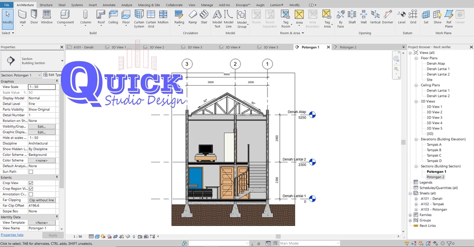 CAD Drawing - Modeling Revit Ars, Str & MEP (Recommended) - 8