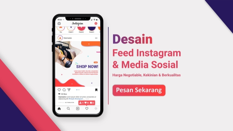 Banner Online - Desain Postingan Feed Instagram & Media Sosial Profesional  - 1