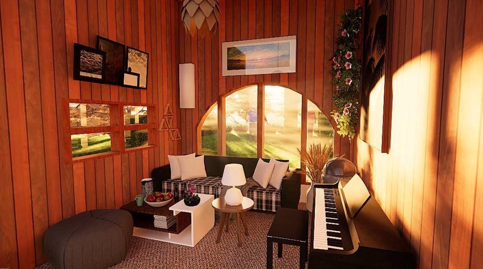 Jasa desain interior cafe minimalis dan modern dengan desain unik dan menarik