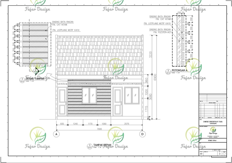 CAD Drawing - Desain Bangunan Atau Gambar Kerja Dalam Bentuk 2D - 7