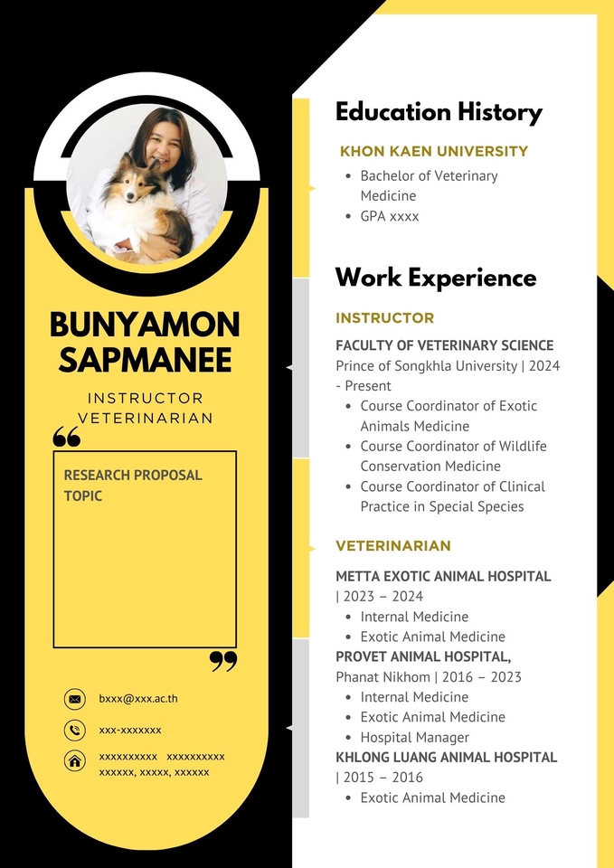 อื่นๆ - 🎓📄 รับทำ Resume / CV / Portfolio สายวิทยาศาสตร์สุขภาพ | มืออาชีพ เข้าใจงาน เข้าใจคุณ! - 3