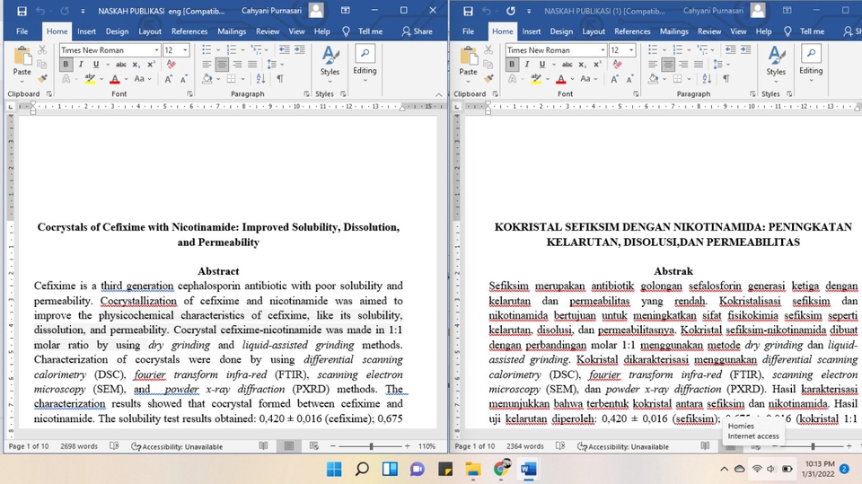 Penerjemahan - Penerjemahan Jurnal Ilmiah Farmasi/Medis - 4