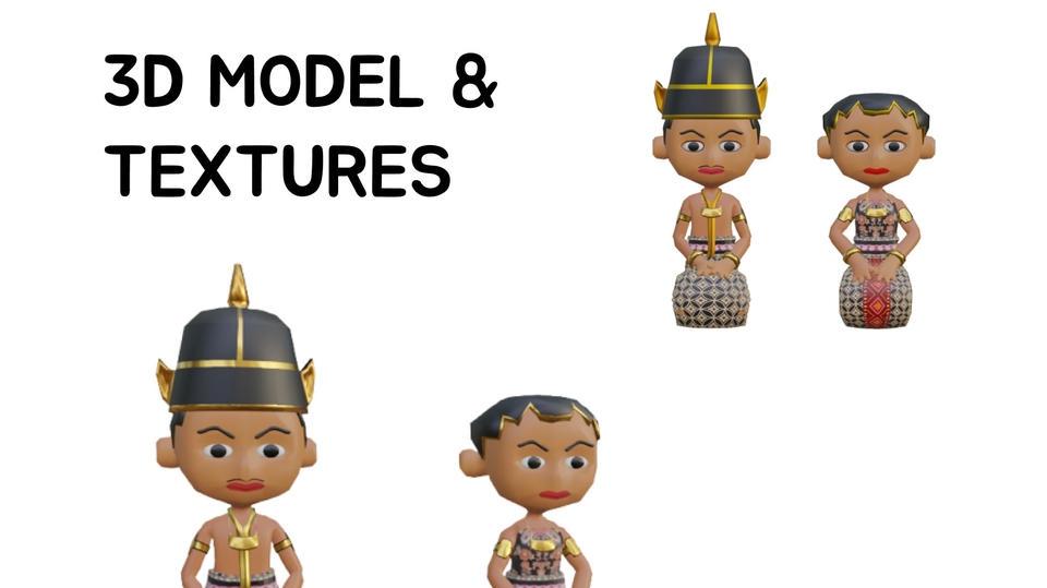 Jasa pembuatan animasi 3d karakter pria dan wanita untuk video animasi