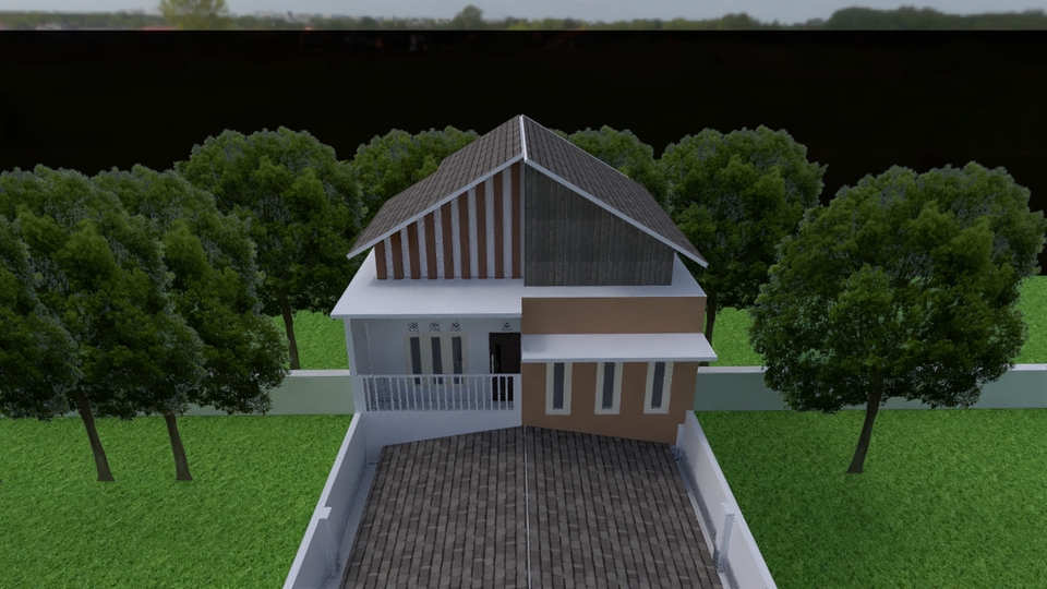 3D & Perspektif - Jasa Desain Rumah Tinggal dan Bangunan Lainya ( 4-5 hari selesai ) - 3