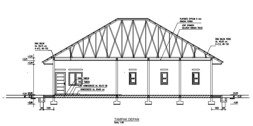 CAD Drawing - AUTOCAD - Desain rumah tinggal, perumahan, kantor, villa, ruko, appartement, hotel dll - 4