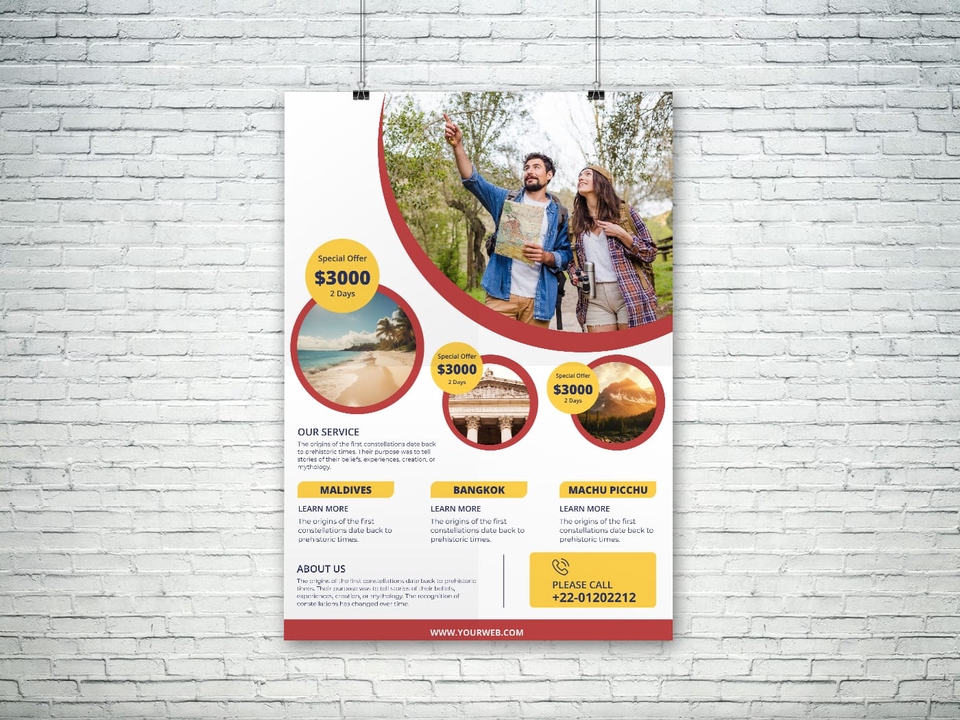 Digital Printing - Desain brosur bisnis, travel, perusahaan, sekolah dan lain lain - 3