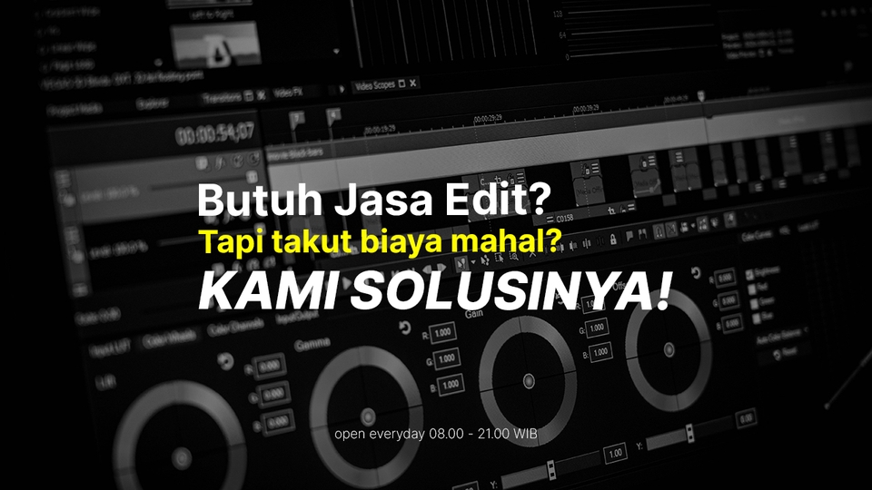 Video Editing - Video Editing Terbaik Harga Terjangkau - 2