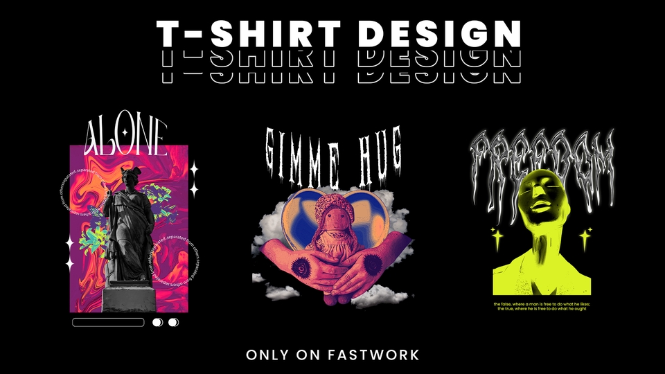 Desain Kaos & Motif - Gratis Revisi - Desain Kaos/T-shirt Street Wear (Non Ilustrasi). - 9