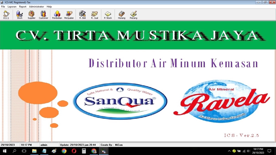 Jasa Pembuatan Software dan Program Dekstop - Point of Sales & Inventory Stock