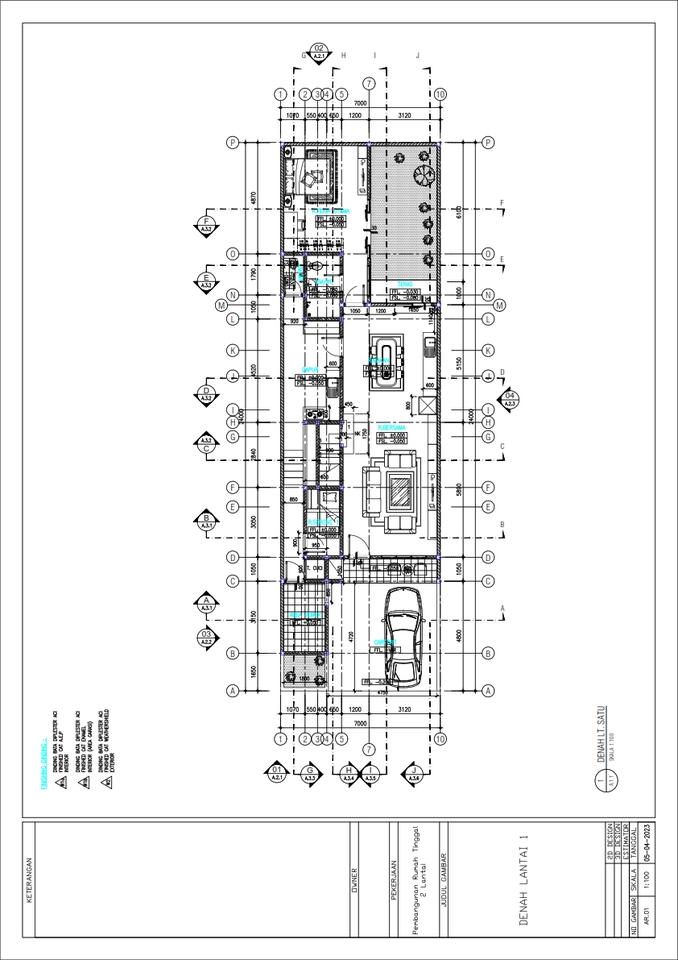 3D & Perspektif - Desain rumah , ruko , cafe dll. - 5