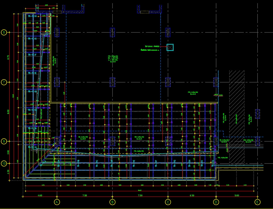 เขียนแบบวิศวกรรมและออกแบบโครงสร้าง - รับงานเขียนแบบ สถาปัตย์ โครงสร้าง 2D 3D Autocad Sketchup - 16