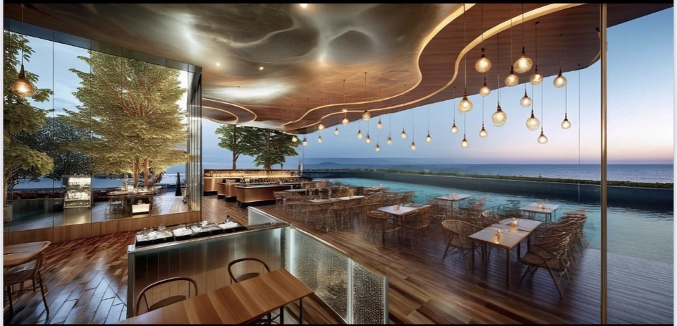 ออกแบบตกแต่งภายในร้านอาหาร ร้านกาแฟ สวยทันสมัย พร้อมรับรีโนเวทบ้าน