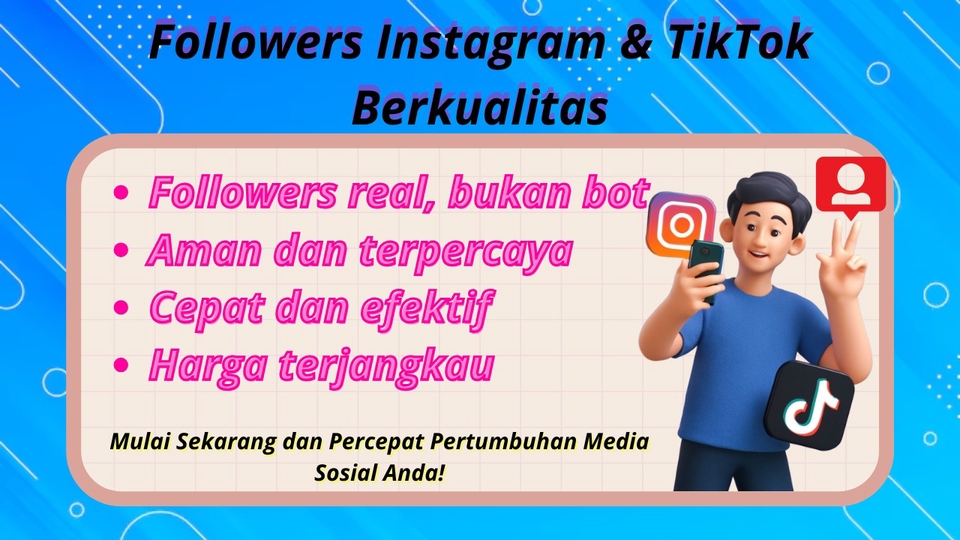 Jasa Tambah Followers dan Likes Sosial Media Permanen - FOLLOWERS INSTAGRAM, TIKTOK | VIEWS INSTAGRAM, TIKTOK | LIKE INSTAGRAM, TIKTOK