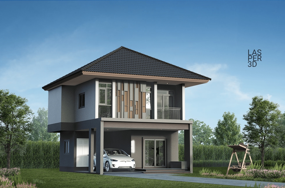 3D Perspective - รับเรนเดอร์ภาพ Presentation 3D Perspective งานภายนอก เพื่องานธุรกิจ - 19
