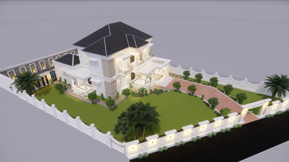 3D & Perspektif - Jasa Desain Rumah Minimalis Gambar Rumah 2D dan 3D. - 1