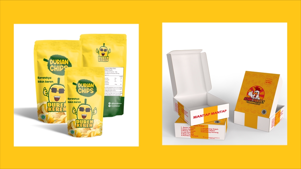 Jasa desain logo untuk bisnis makanan, termasuk logo untuk restoran, kafe, dan warung makan. Desain logo yang keren dan profesional.