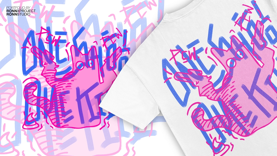 Desain Kaos & Motif - DESAIN KAOS STREETWEAR UNTUK KEBUTUHAN CLOTHING BRAND - 2