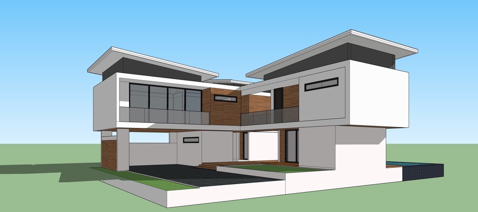 3D & Perspektif - membuat 3d dengan sketchup, dalam 1 hari - 4