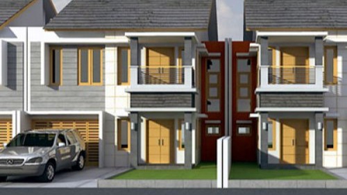 3D & Perspektif - Fasat Rumah Minimalis - 1