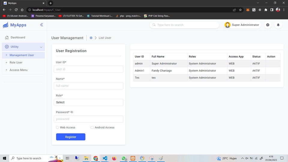 Web Development - PEMBUATAN APLIKASI / SISTEM INFORMASI BERBASIS WEB ( CI / LARAVEL ) - 2