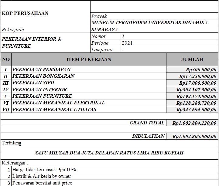 Entri Data - Pengetikan dari tulisan tangan ke tabel excel - 2