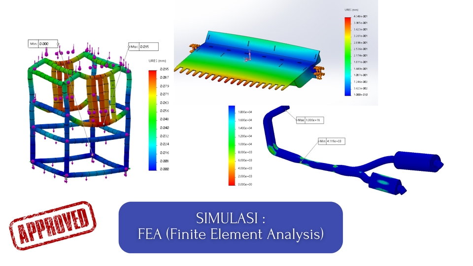 3D & Perspektif - Permodelan 3D, & Simulasi (FEA, DEM, & CFD) *BEBAS REVISI*  - 4