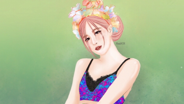 วาดภาพเหมือน Portrait - Portrait ภาพเหมือนสีน้ำ/digital painting • ภาพเหมือนบุคคล,ศิลปินดารา,ไอดอล เริ่มต้น 250-. - 8