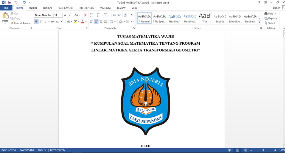 Pengetikan Umum - Jasa Pengetikan Tugas Makalah dan Karya Tulis ilmiah - 3