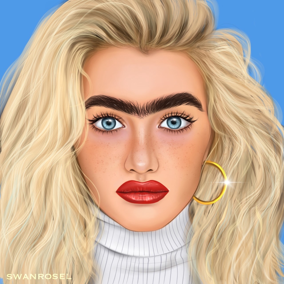 Gambar Potret - Desain Potret Semi-Realistis - 4