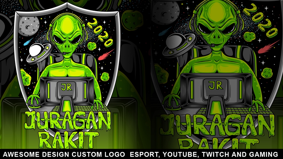 Logo - DESAIN CUSTOM LOGO ESPORT, CHANEL YOUTUBE & GAMING SUPER KEREN !!! - 5