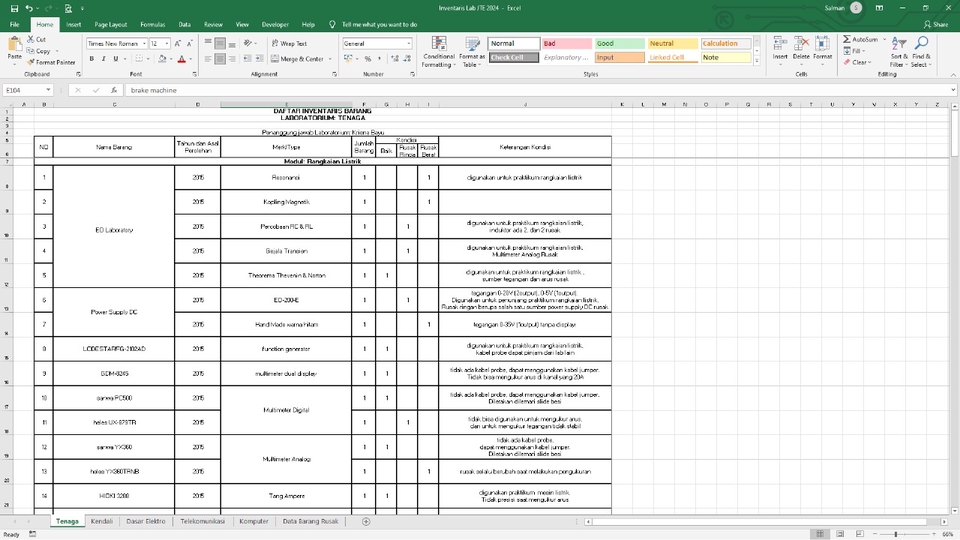 Jasa input data excel untuk bisnis online, input data produk, data pelanggan, dan lain-lain.