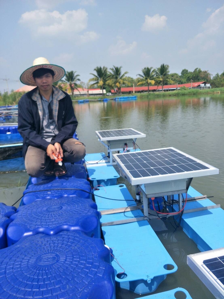 รับทำระบบ IoT ระบบพลังงานแสงอาทิตย์ พัฒนา IoT สำหรับบ่อเลี้ยงปลา